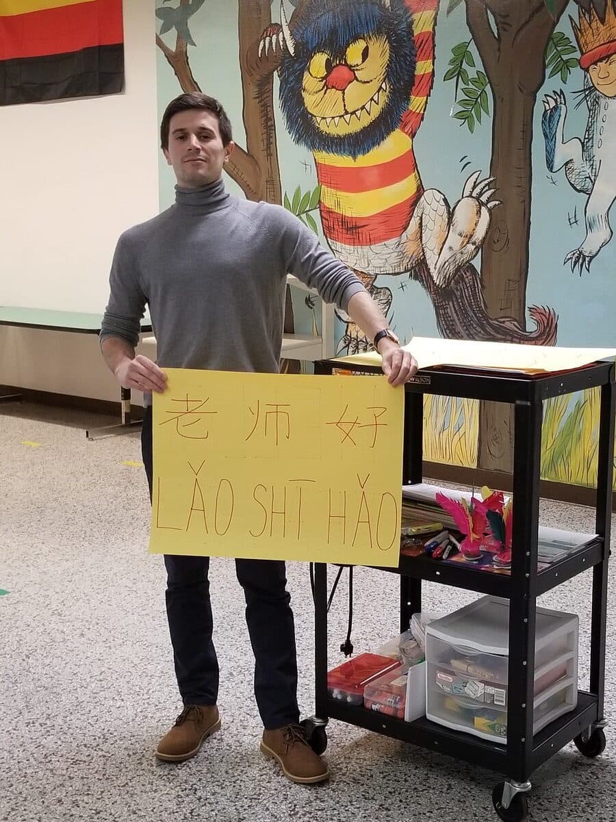 Teaching Mandarin at a Louisville elementary school